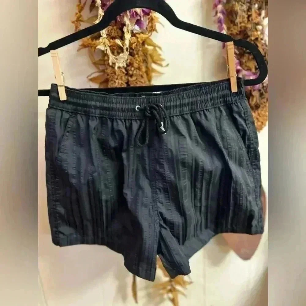 $175 Paul Smith Swimwear Men's Swim Trunks Shorts Black NEW Size Small Ret